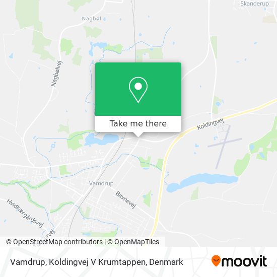 Vamdrup, Koldingvej V Krumtappen map