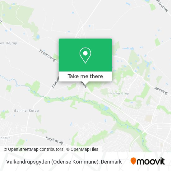 Valkendrupsgyden (Odense Kommune) map