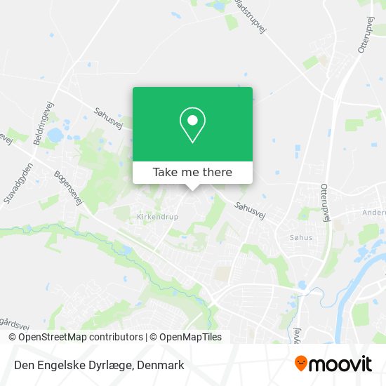 Den Engelske Dyrlæge map