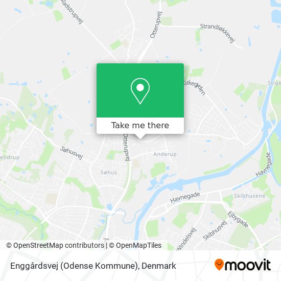 Enggårdsvej (Odense Kommune) map