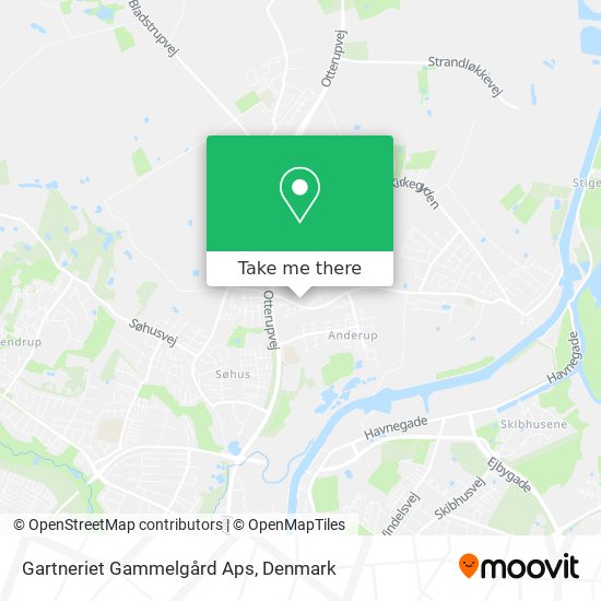 Gartneriet Gammelgård Aps map