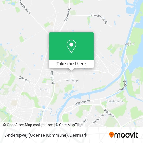 Anderupvej (Odense Kommune) map