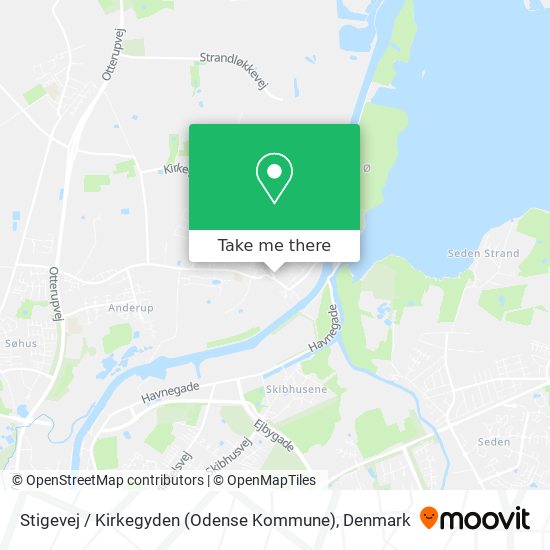 Stigevej / Kirkegyden (Odense Kommune) map