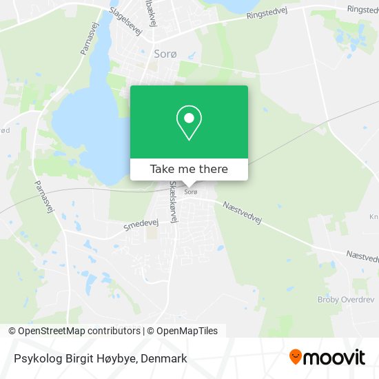 Psykolog Birgit Høybye map