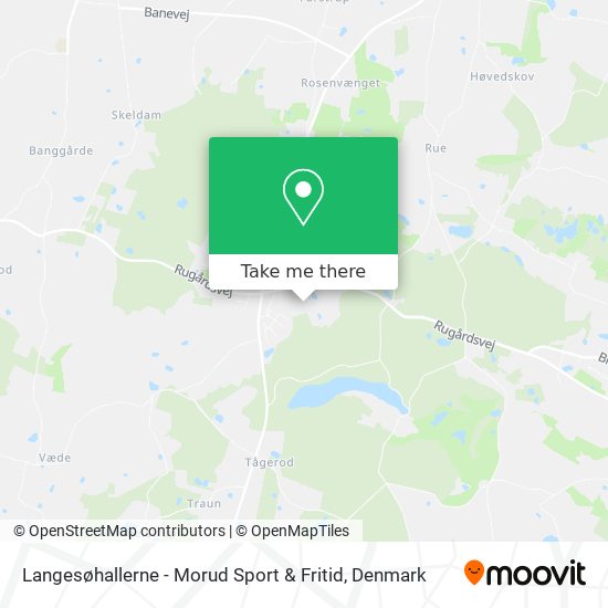 Langesøhallerne - Morud Sport & Fritid map