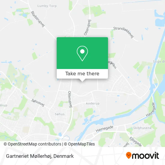 Gartneriet Møllerhøj map