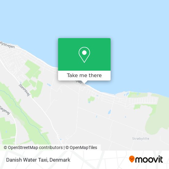 Danish Water Taxi map