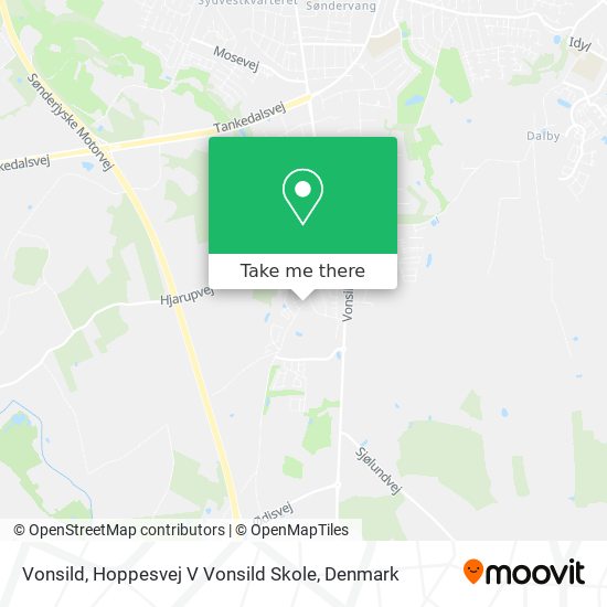 Vonsild, Hoppesvej V Vonsild Skole map