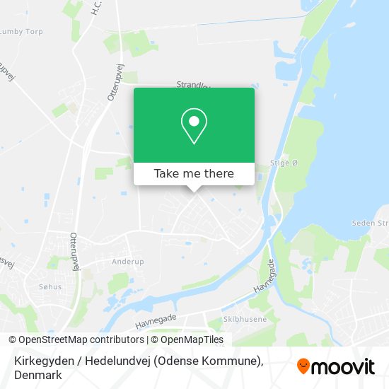 Kirkegyden / Hedelundvej (Odense Kommune) map