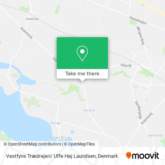 Vestfyns Trædrejeri/ Uffe Høj Lauridsen map