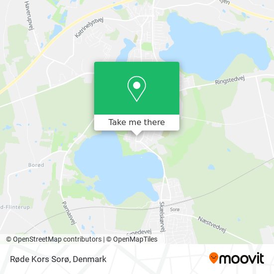 Røde Kors Sorø map