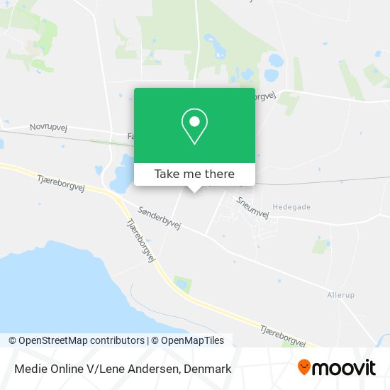 Medie Online V/Lene Andersen map