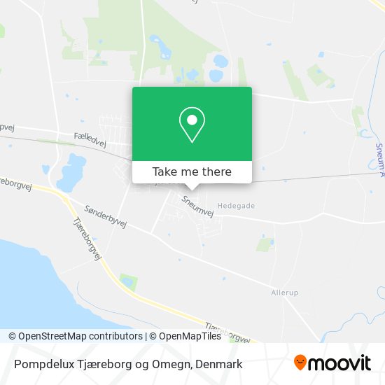 Pompdelux Tjæreborg og Omegn map