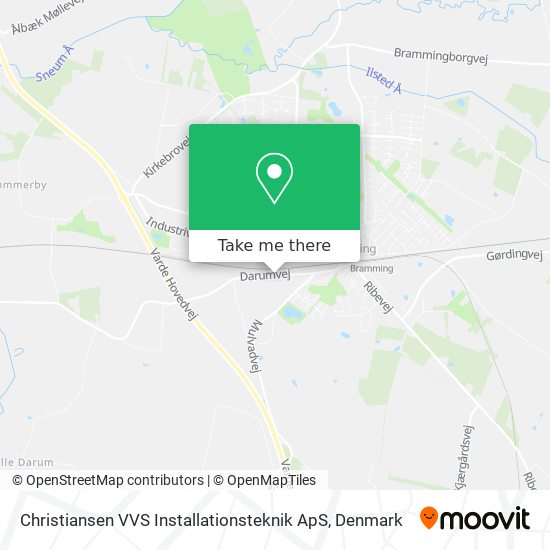 Christiansen VVS Installationsteknik ApS map