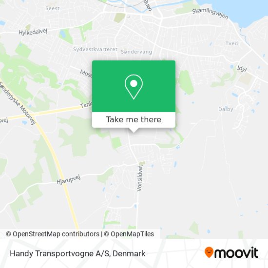Handy Transportvogne A/S map