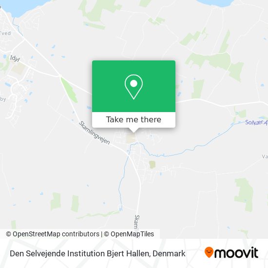 Den Selvejende Institution Bjert Hallen map