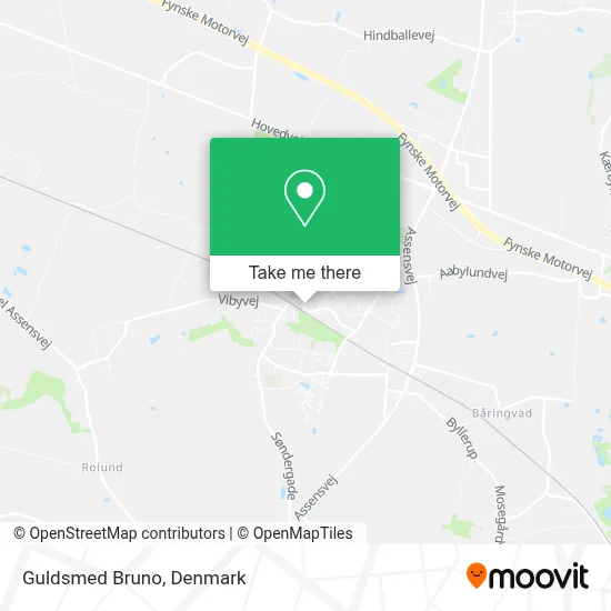 Guldsmed Bruno map