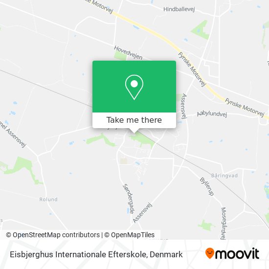 Eisbjerghus Internationale Efterskole map