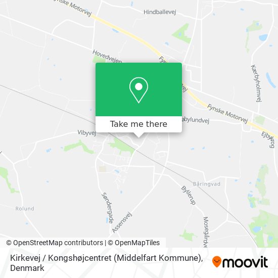 Kirkevej / Kongshøjcentret (Middelfart Kommune) map