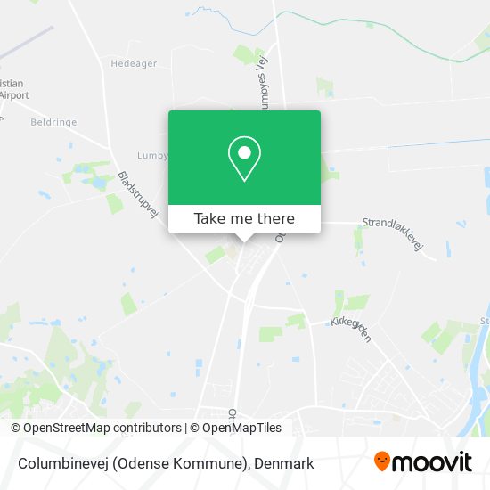 Columbinevej (Odense Kommune) map