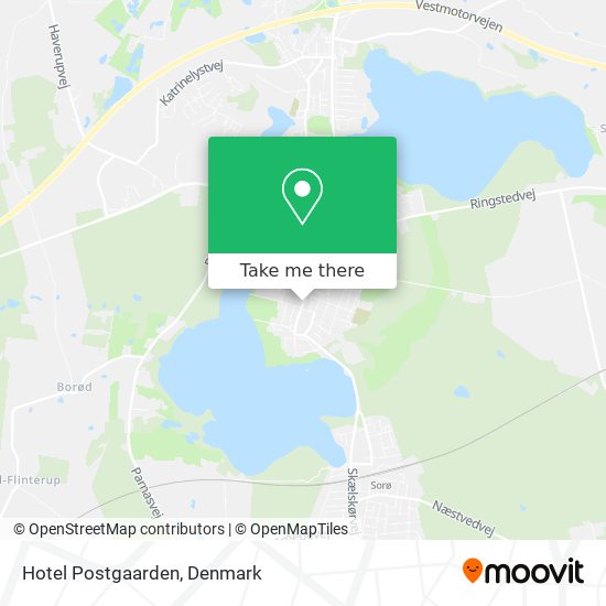 Hotel Postgaarden map