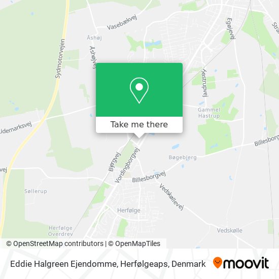 Eddie Halgreen Ejendomme, Herfølgeaps map