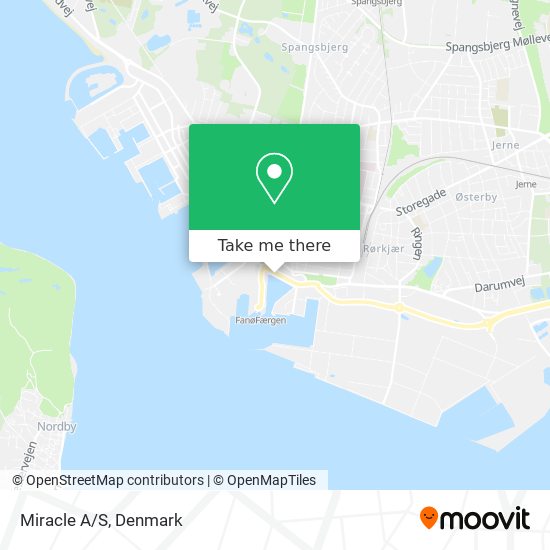 Miracle A/S map