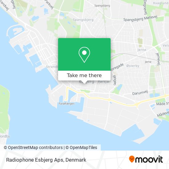 Radiophone Esbjerg Aps map