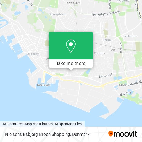 Nielsens Esbjerg Broen Shopping map