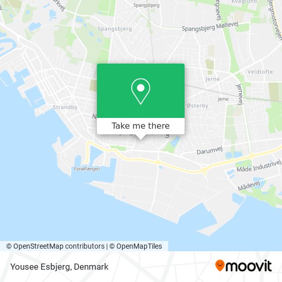 Yousee Esbjerg map