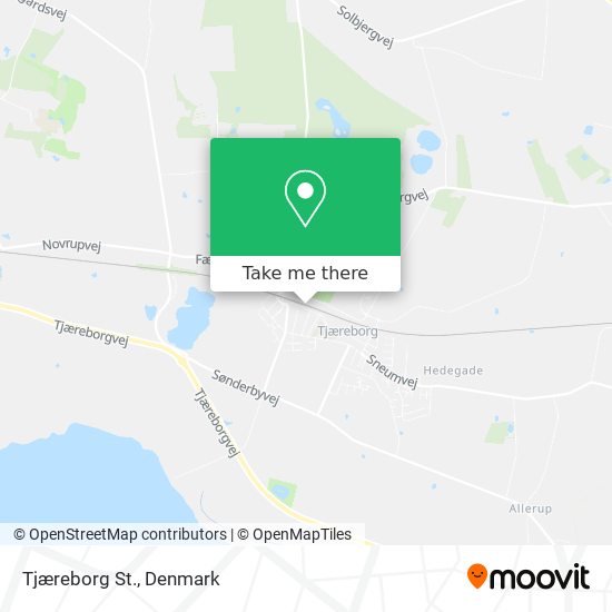 Tjæreborg St. map