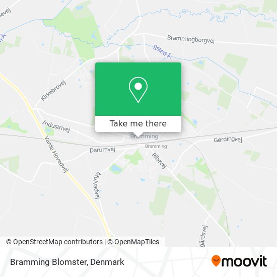 Bramming Blomster map