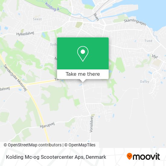 Kolding Mc-og Scootercenter Aps map
