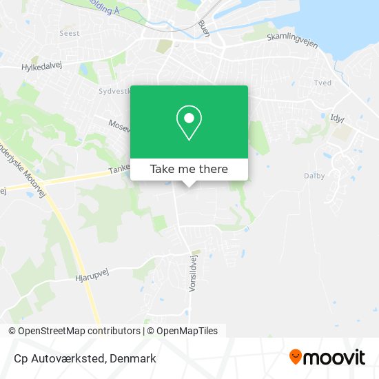 Cp Autoværksted map