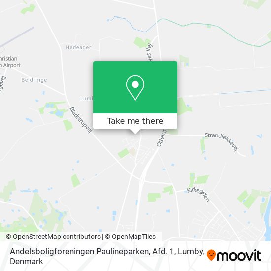 Andelsboligforeningen Paulineparken, Afd. 1, Lumby map