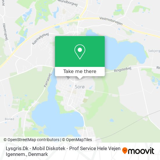 Lysgris.Dk - Mobil Diskotek - Prof Service Hele Vejen Igennem. map