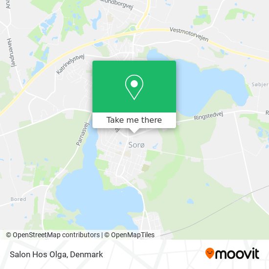 Salon Hos Olga map