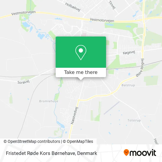 Fristedet Røde Kors Børnehave map