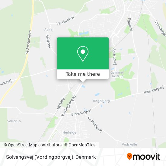 Solvangsvej (Vordingborgvej) map