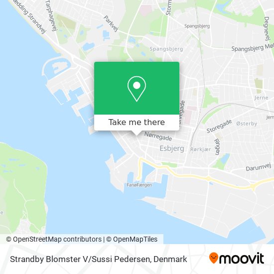 Strandby Blomster V / Sussi Pedersen map