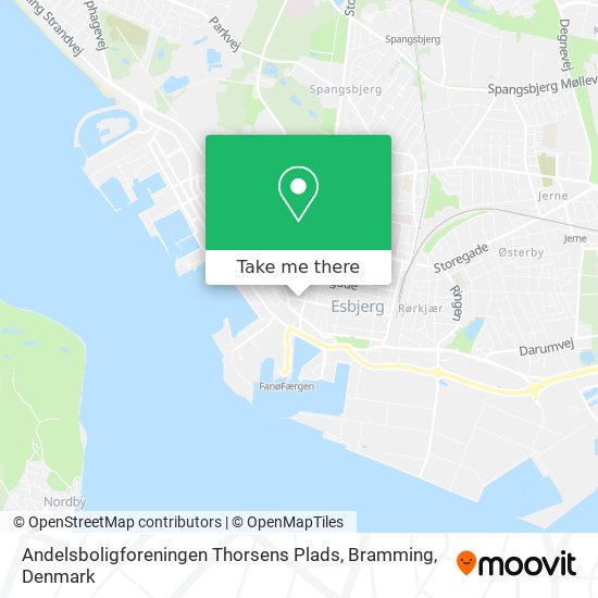 Andelsboligforeningen Thorsens Plads, Bramming map