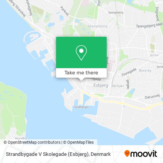 Strandbygade V Skolegade (Esbjerg) map