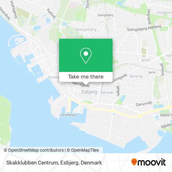 Skakklubben Centrum, Esbjerg map