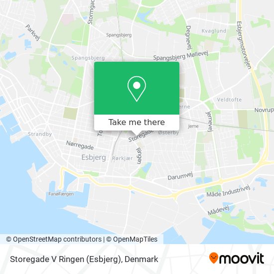 Storegade V Ringen (Esbjerg) map