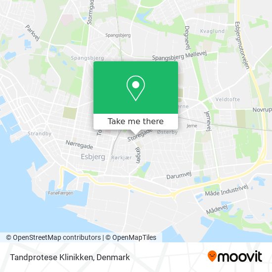 Tandprotese Klinikken map