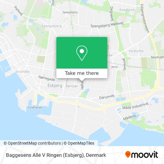 Baggesens Allé V Ringen (Esbjerg) map