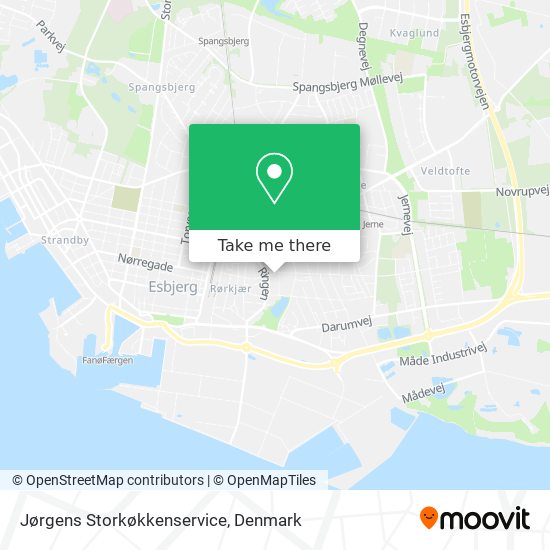 Jørgens Storkøkkenservice map