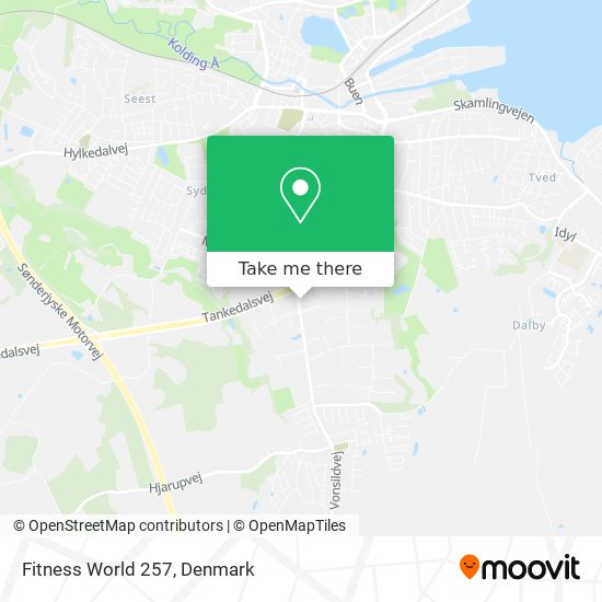 Fitness World 257 map