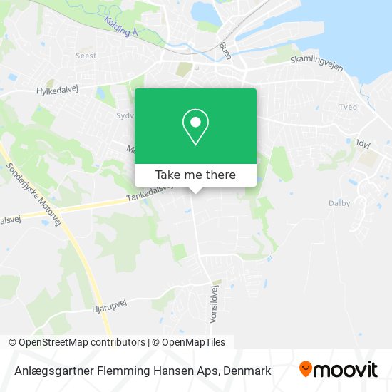 Anlægsgartner Flemming Hansen Aps map