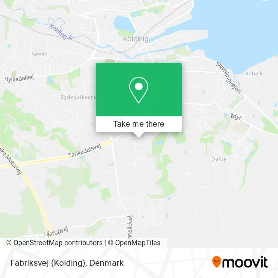 Fabriksvej (Kolding) map